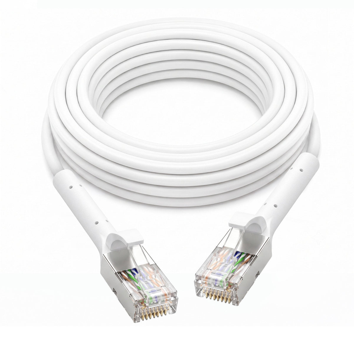 EAN 5906168638954 - Extralink Kat.6 U/FTP 10m 1Gbps Biały | Patchcord LAN | Miedź Kabel sieciowy skrętka, łamana końcówka (EX imagen 6