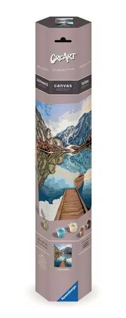 Edición De Lienzo De Ravensburger Creart - Vistas Al Lago, Pintura 23909