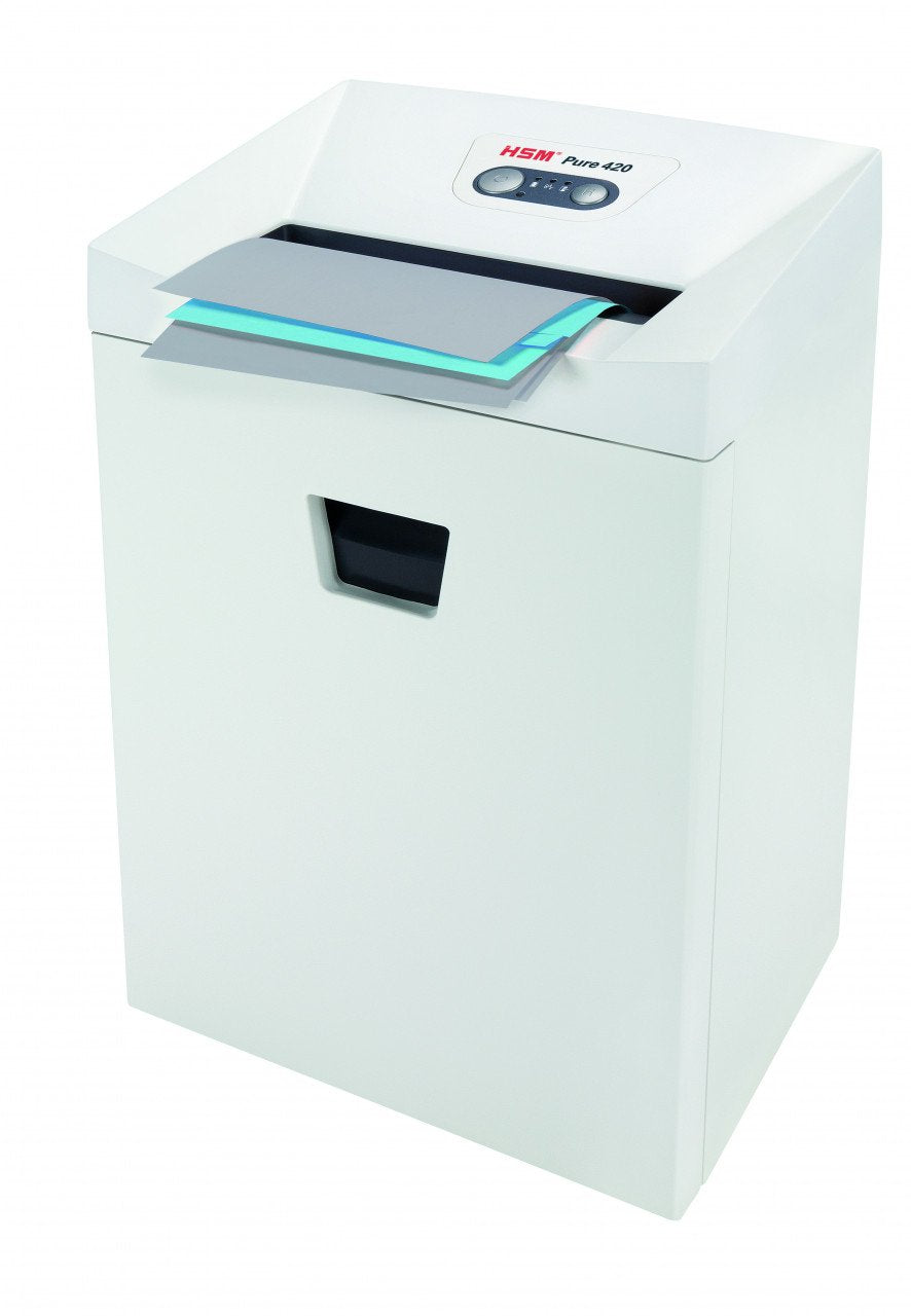 EAN 4026631054225 - HSM Pure 420 triturador de papel Corte en partículas 56 dB 24 cm Blanco imagen 3