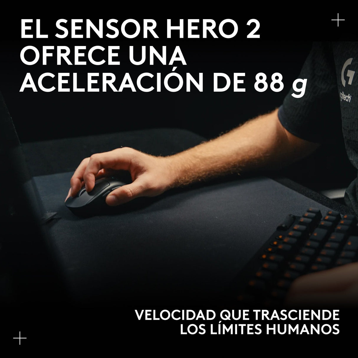 Logitech G Pro X Superlight 2c Ratón Gaming 5 Botones Inalámbrico Cableado 2.4 Ghz Usb Receptor Usb De Logitech Lightspeed Negro