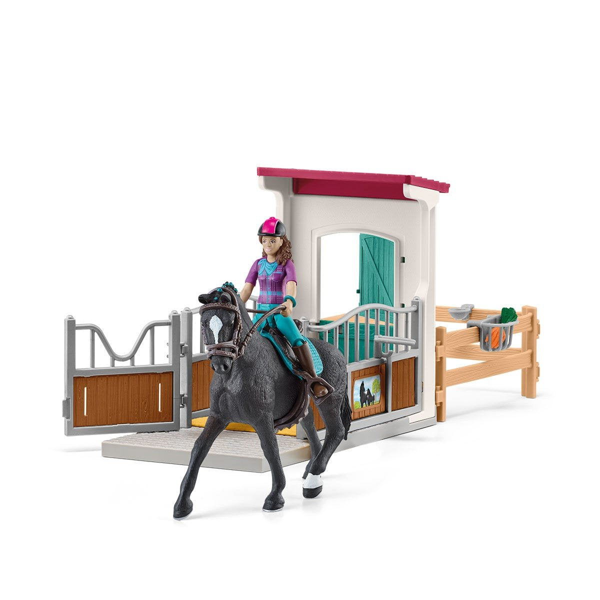 Casa De Caballos Schleich Horse Club Con Lisa Y Storm, 42709