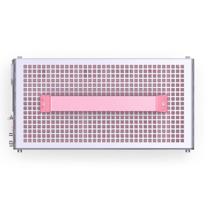 Jonsplus Z20 Micro-Atx Gehäuse, Mit Tragegriff - Blanco/Rosa