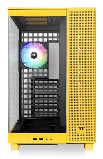 Thermaltake View 380 Xl Tg Argb (Dunkelamarillo, Tempered Glass X 2) Ca-11e-00m4wn-00