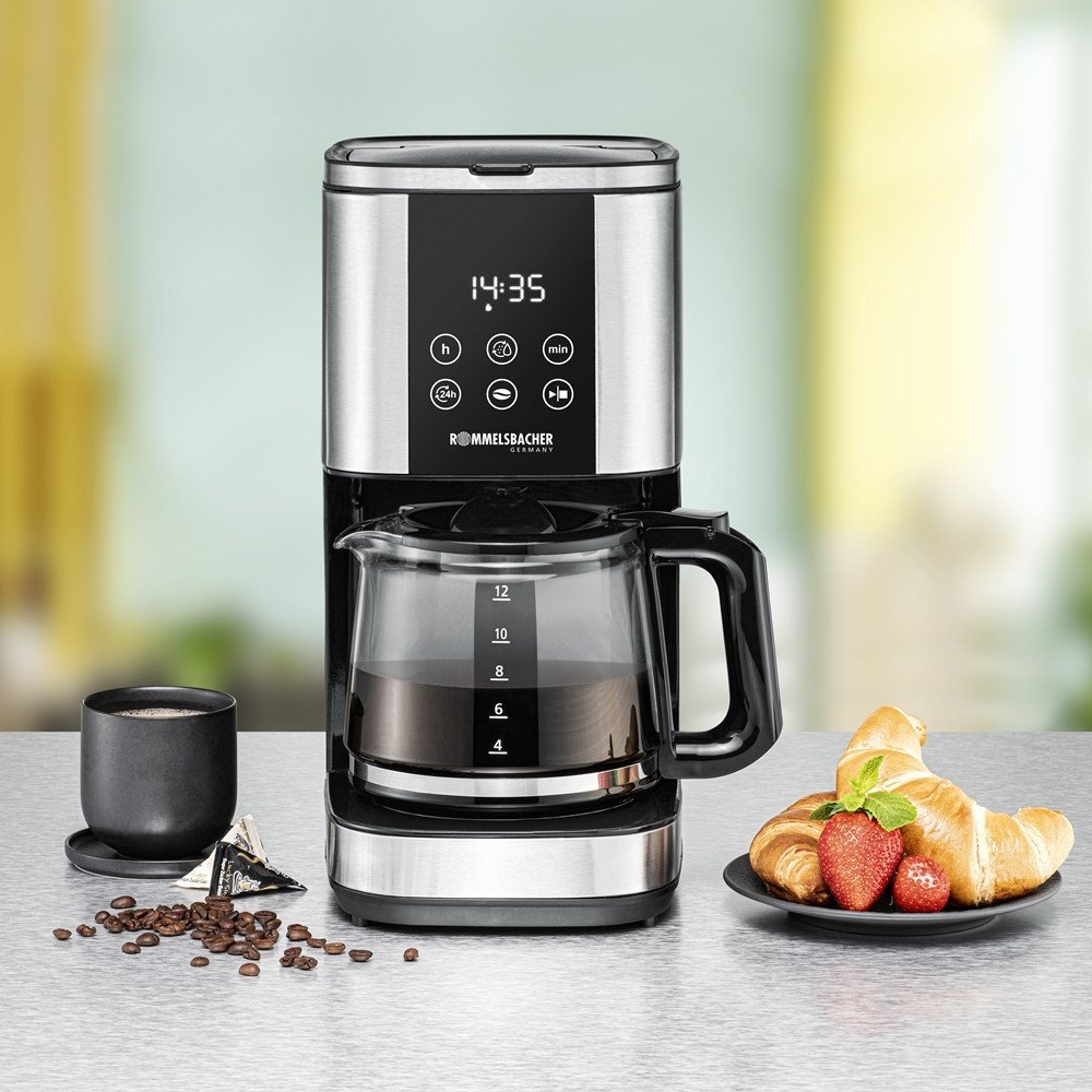 Cafetera De Filtro Rommelsbacher Fkm 1000 Acero Fino/Negro