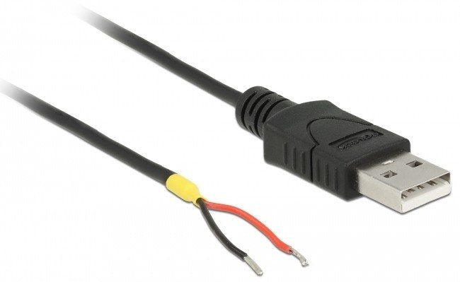 Cable Delock Usb 2.0 Typ-A Macho> 2 Extremos De Cable Abiertos 1,5 M Raspberry