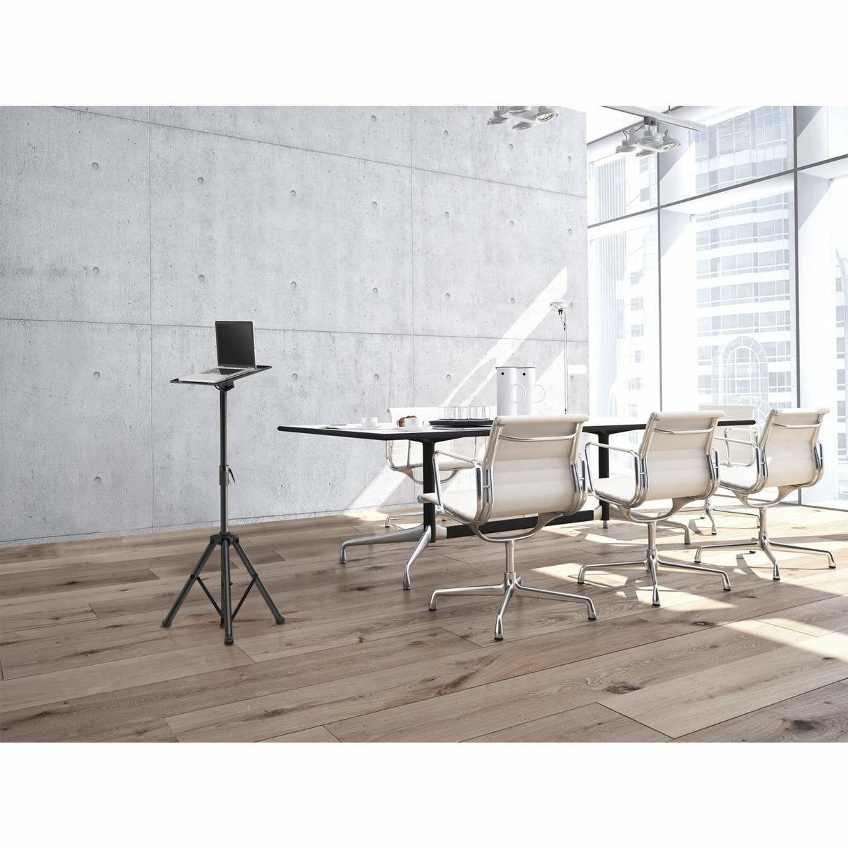 EAN 0766623461788 - Manhattan 461788 soporte para monitor 81,3 cm (32") Piso Negro imagen 13