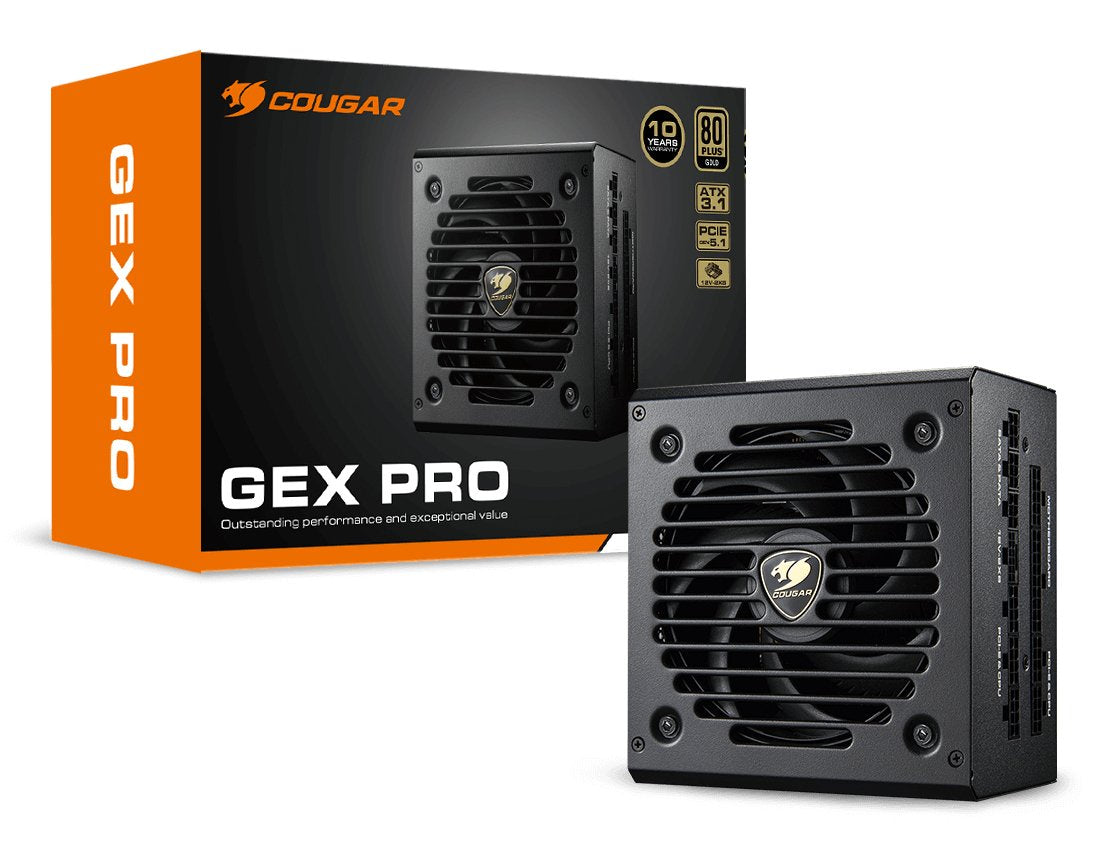 Cougar Netzteil Gex Pro 650w Atx3.1 80 Plus Gold Modular
