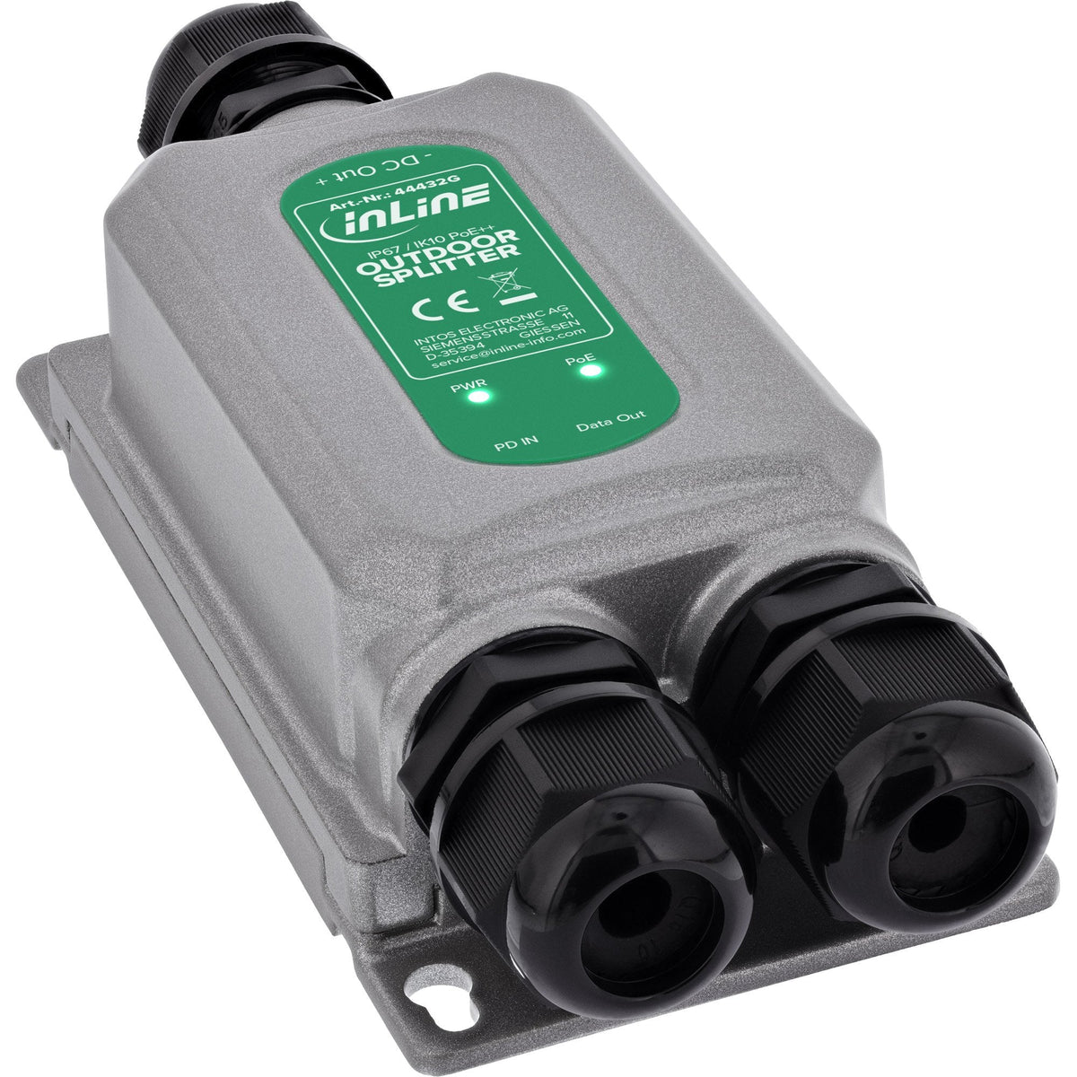 Splitter Poe++ Inline® Para Exteriores Ip67 Ik10 60 W 12 V 1 Gb/S