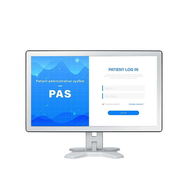 Monitor Tactil 24" Agneovo Tx2401 Blanco Medical