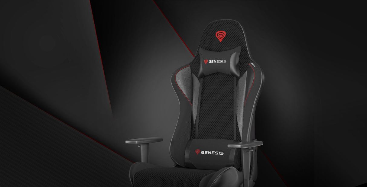 Silla Gaming Genesis Nitro 440 G2 Mesh Gaslift 3 120kg Negra