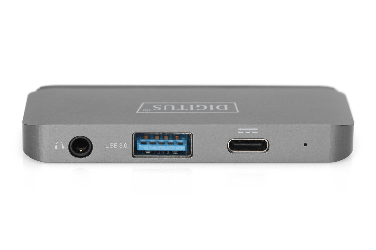 Docking Digitus Usb-C, 4 Puertos, 4k / 30hz Hdmi / Usb-4 / Pd / Audio