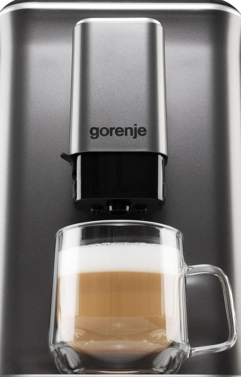 Gorenje Coffee Machine Gfacm20s Pump Pressure 20 Bar, Detachable Milk Frother, Automatic, 1350 W, Stainless Steel