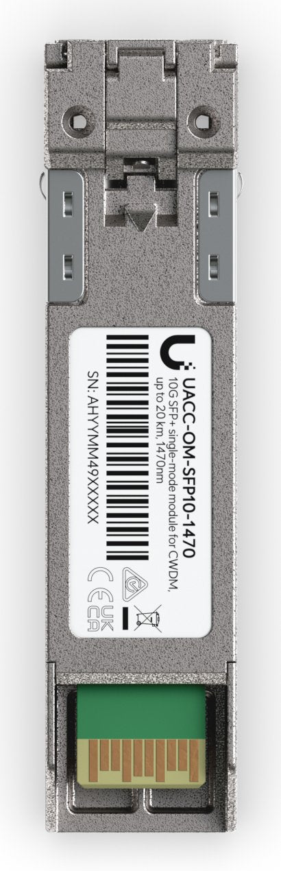 EAN 810084694749 - Ubiquiti UACC-OM-SFP10-1470 red modulo transceptor Fibra óptica 11300 Mbit/s SFP+ 1470 nm imagen 4