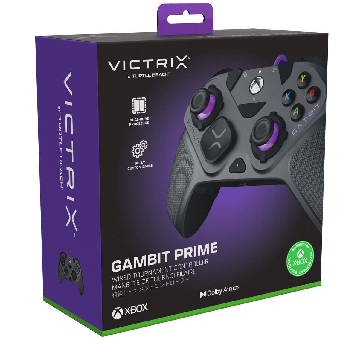 Turtle Beach Victrix Gambit Prime Mando Para Torneos Para Xbox Series X/S, Xbox One Y Pc