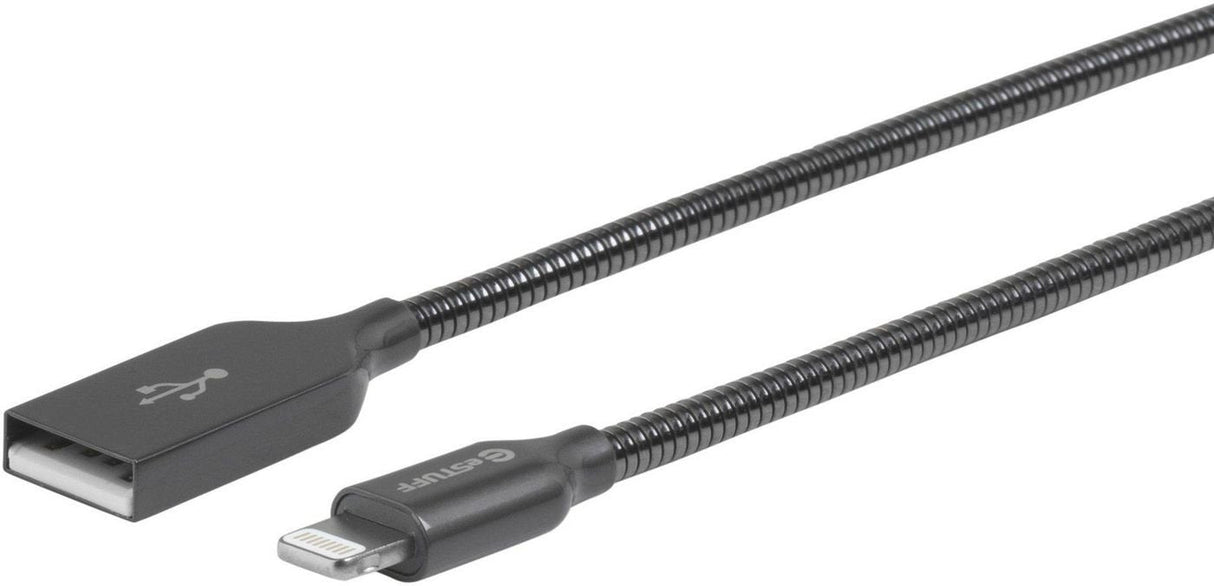 Estuff Es601165 Cable De Conector Lightning 1,5 M Gris