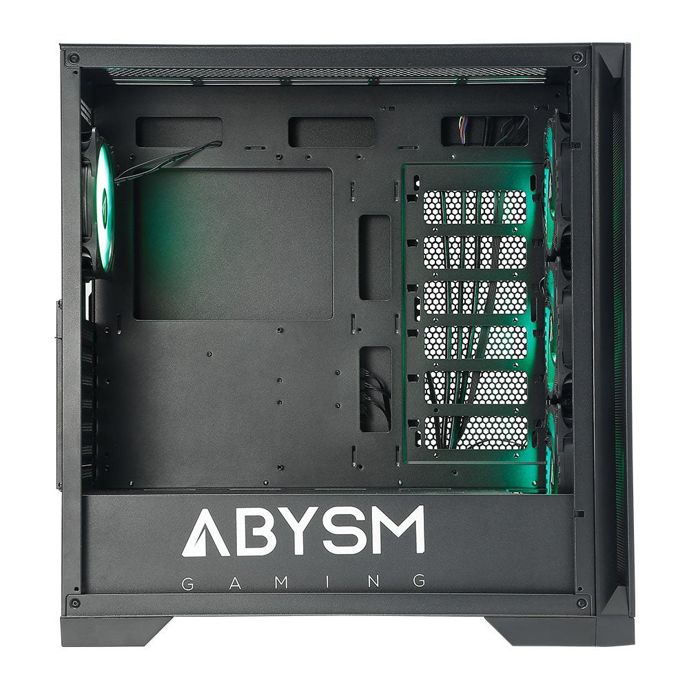 Caja E-Atx Abysm Gaming Danube Mura Bx300 Negra Argb Ab812111b