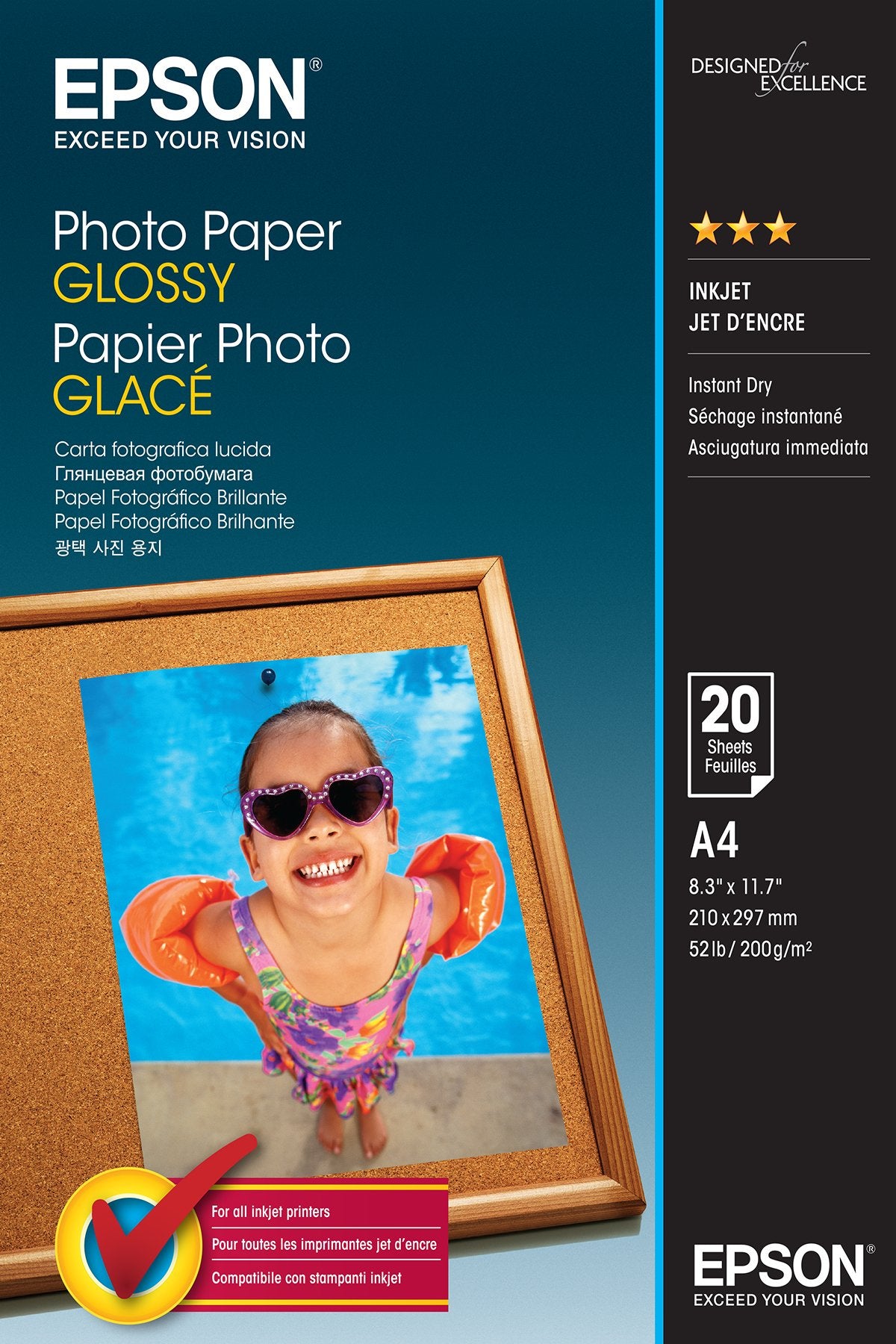 EAN 8715946529431 - Epson Photo Paper Glossy Blanco Brillo imagen 1