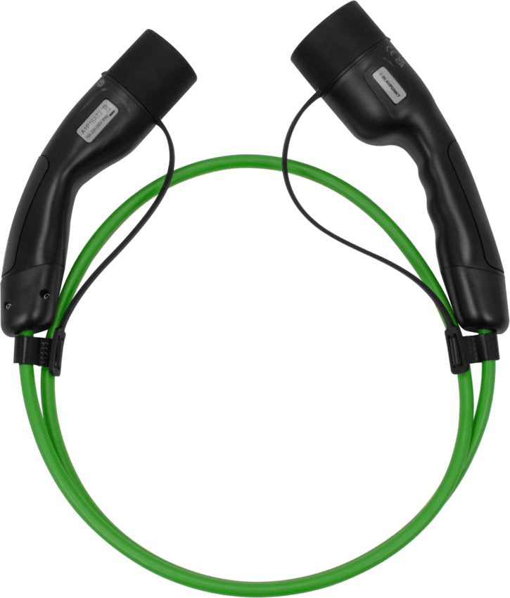 Blaupunkt Ladekabel E-Auto 16a/1phase/Typ1->2/2m