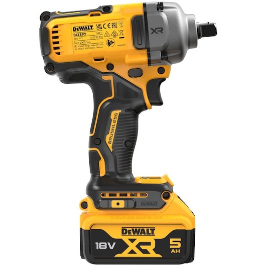 Dewalt Dcf892p2t 1/2" 2x 5.0 Ah, Xr 18v