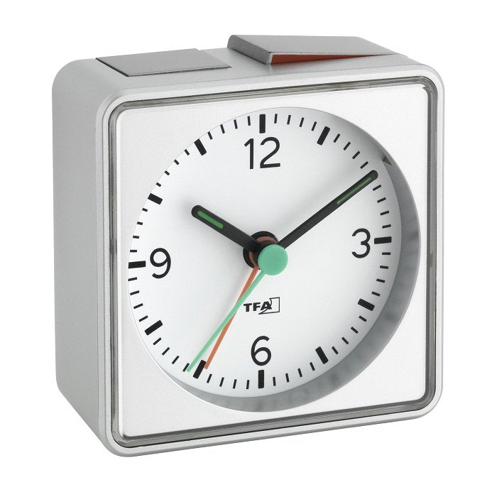 EAN 4009816022806 - TFA-Dostmann PUSH Reloj despertador analógico Plata imagen 1