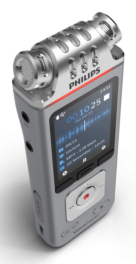EAN 0855971006892 - Philips DVT4115 Digital Voice Tracer Tarjeta flash Cromo, Plata imagen 4