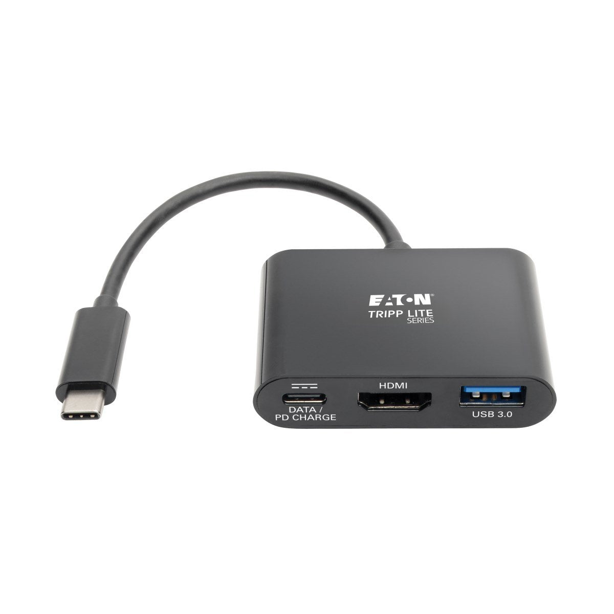 Tripp Lite U444-06n-H4ub-C Adaptador Usb-C A Hdmi 4k Con Puerto Usb-A Y Carga Pd, Hdcp, Negro