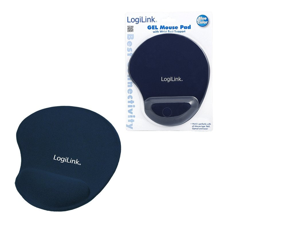 Logilink Alfombrilla Gel ReposamuaâEcas Azul Id0027b
