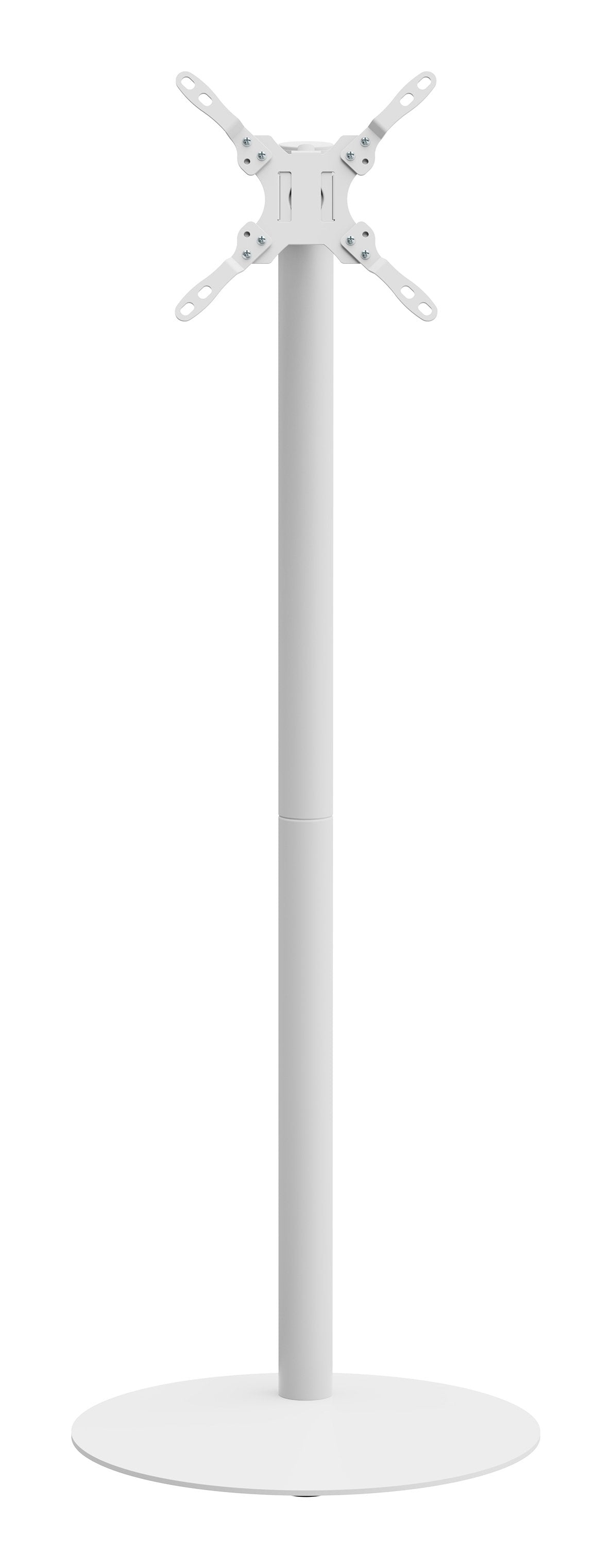 M Pro Series - Single Pole Floorbase 2 White