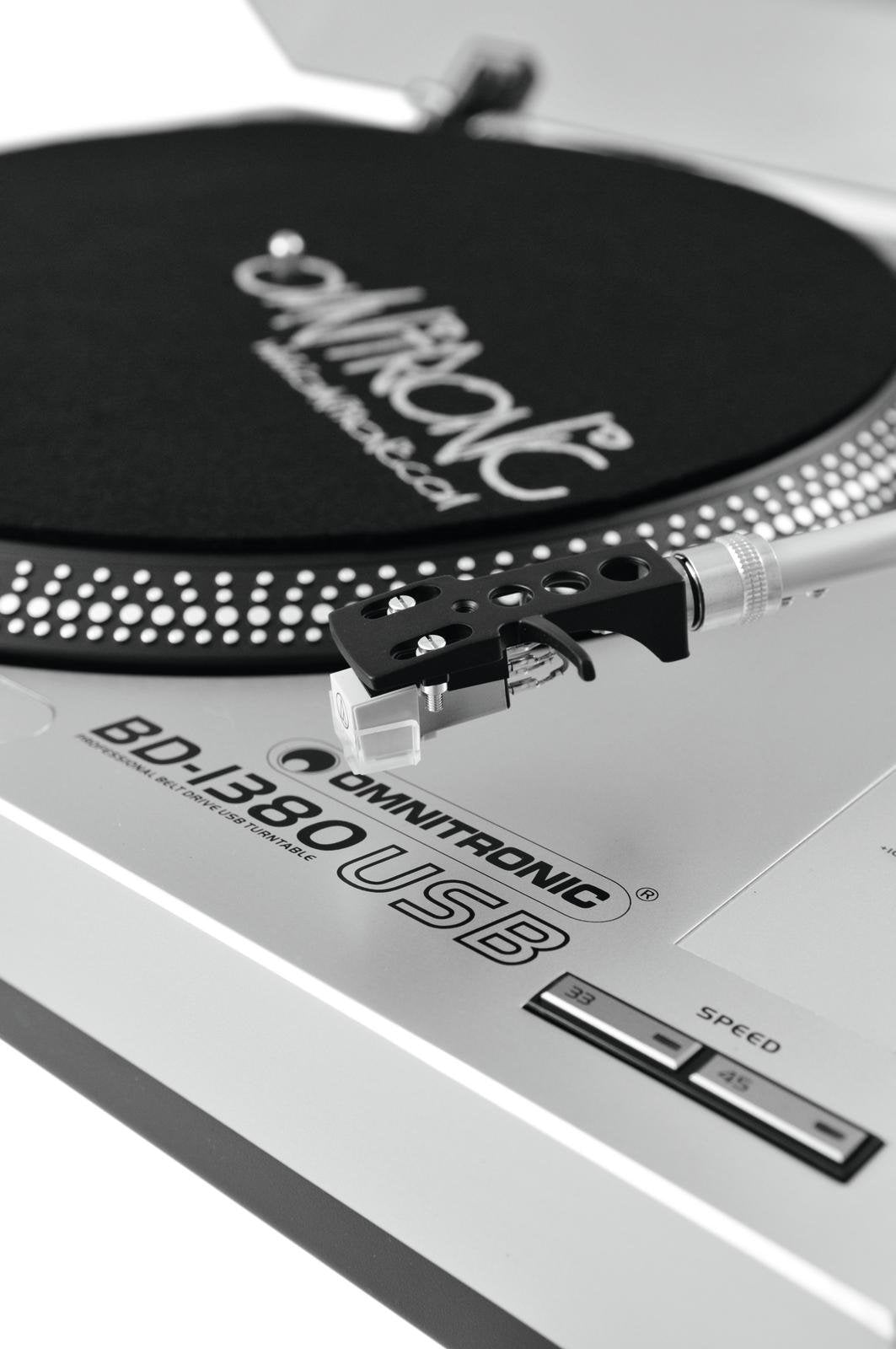EAN 4026397356090 - Omnitronic 10603043 tornamesa para dj Tocadiscos de tracción por correa portátil Plata imagen 12