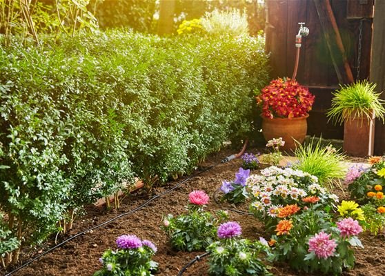 Gardena Micro-Drip-System Starter Set Randen S 13010-20, 15 M, Negro