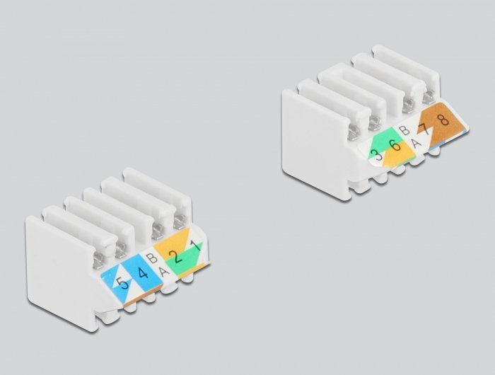 Delock Acoplador Para Cable De Red Cat.6 Stp Sin Herramientas