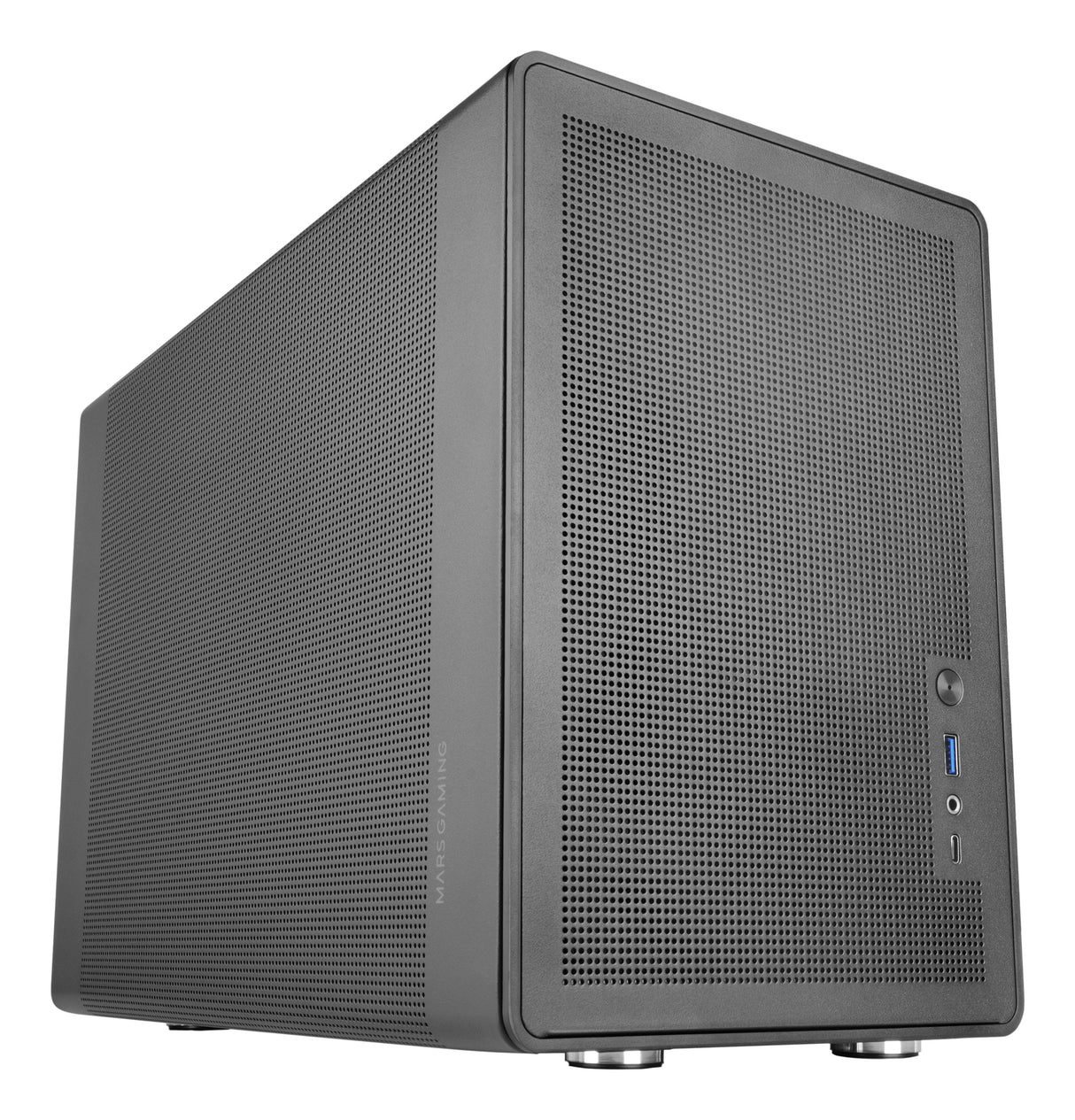 Caja Microatx Mars Gaming Mcxpro Mesh 360 Gpu 280-360mm 1x3.5 2x2.5 Negro Compatible Atx/Sfx