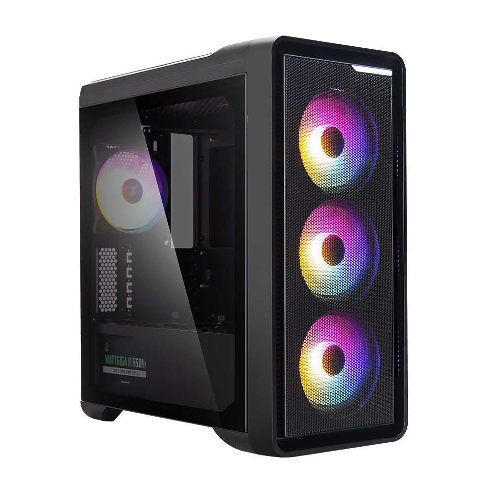 Caja Pc Zalman M3 Plus Rgb Mini Tower Negro