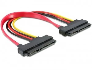 Delock Cable Sata 22pin > 22pin Conector Hembra Conector Hembra 20cm