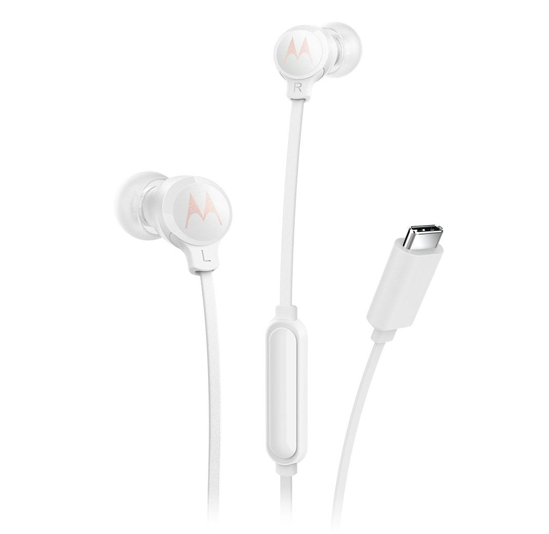 EAN 5055374711217 - Motorola EARBUDS3CSWHITE auricular y casco Auriculares Alámbrico Dentro de oído Llamadas/Música USB Tipo imagen 1