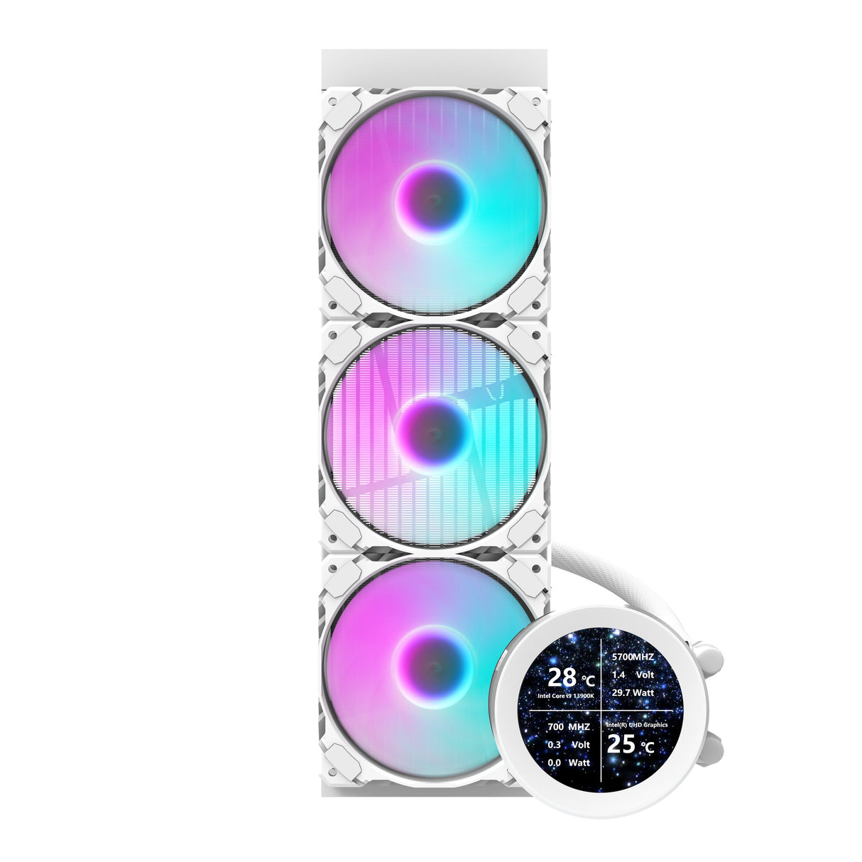 EAN 4711527004520 - darkFlash DW-DN360S-W-ES1 sistema de refrigeración para ordenador Carcasa del ordenador Sistema de refrig imagen 4