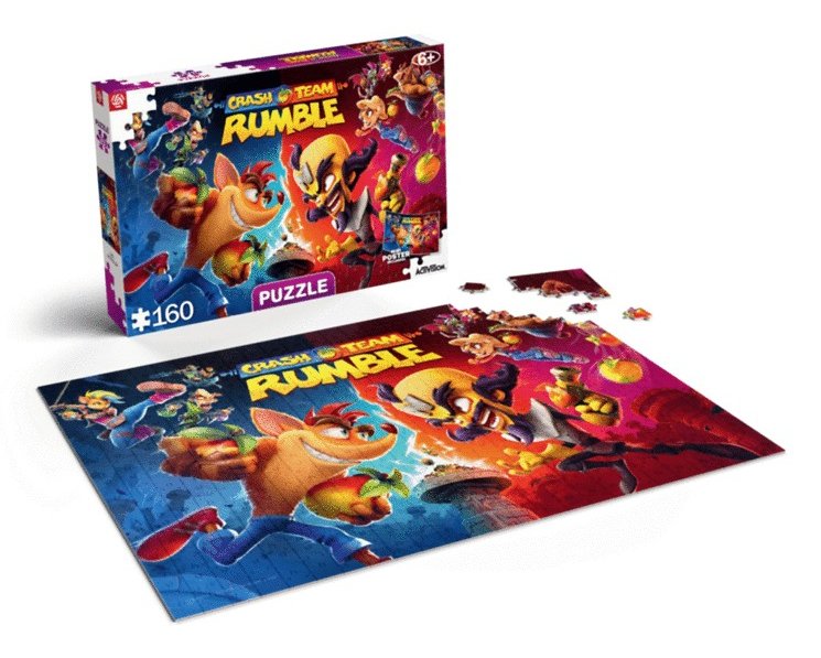 EAN 5908305243489 - Cenega Crash Team Rumble Puzzle rompecabezas 160 pieza(s) Videojuego imagen 2