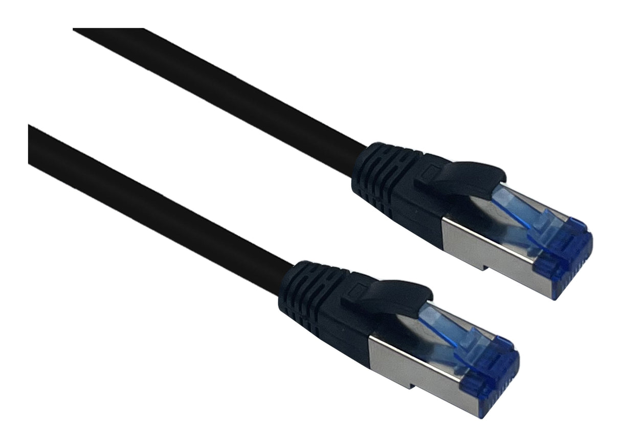 Helos Outdoor Cable De Red S/Ftp Cat 6a Negro 25,0m