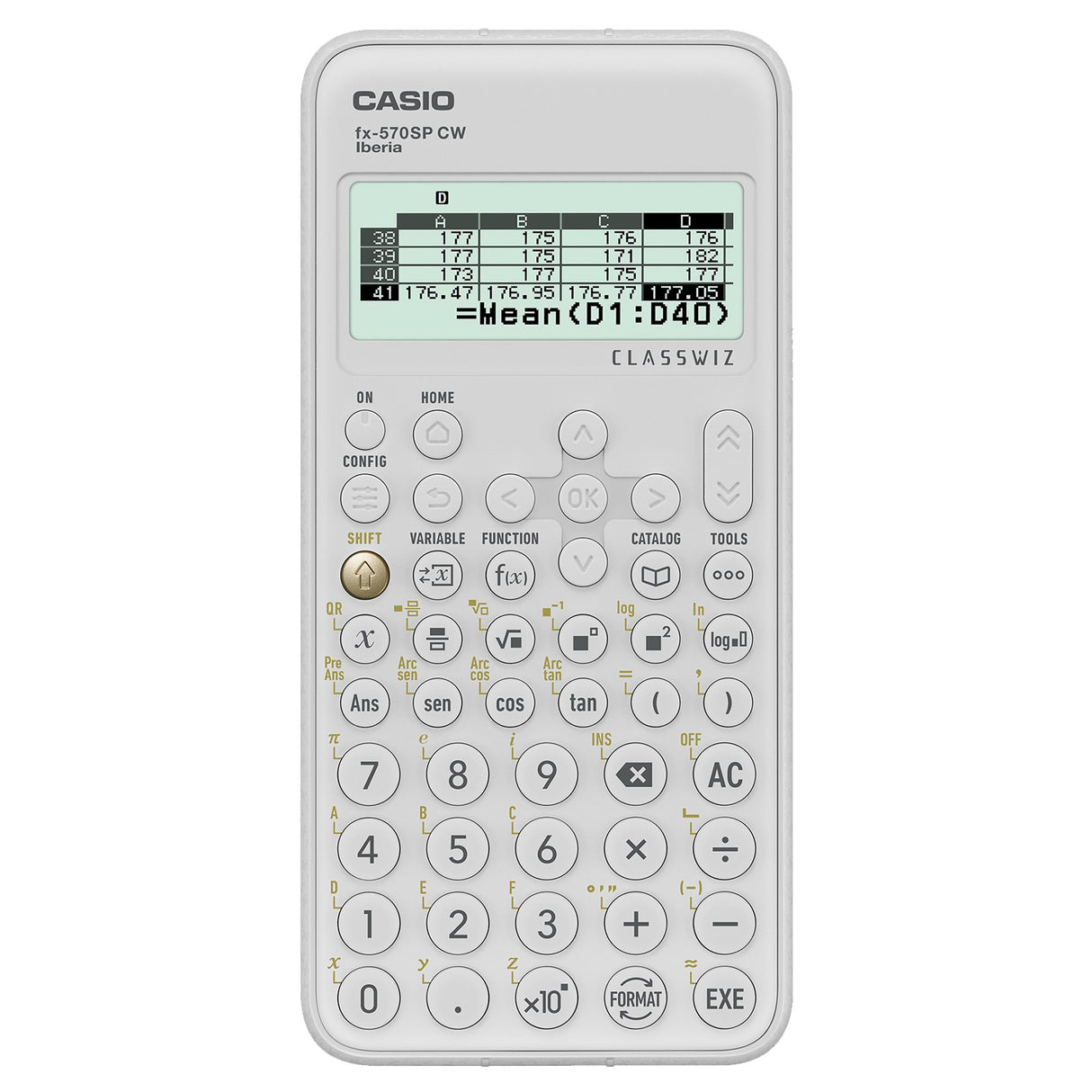EAN 4549526615689 - Casio FX-570SPX CW calculadora Bolsillo Calculadora científica Blanco imagen 1