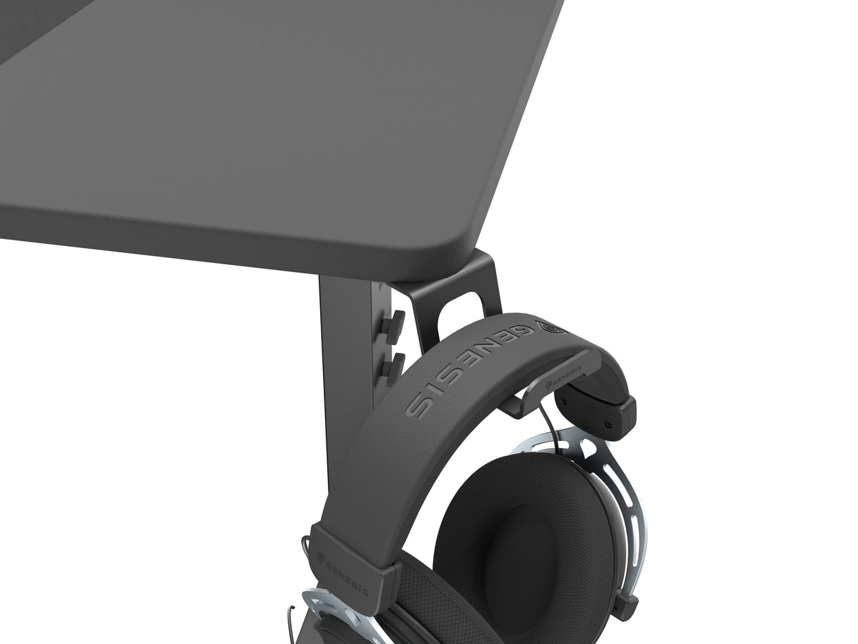 Mesa Gaming Genesis Holm Modular 140 Rgb Negro 140x75 Cm