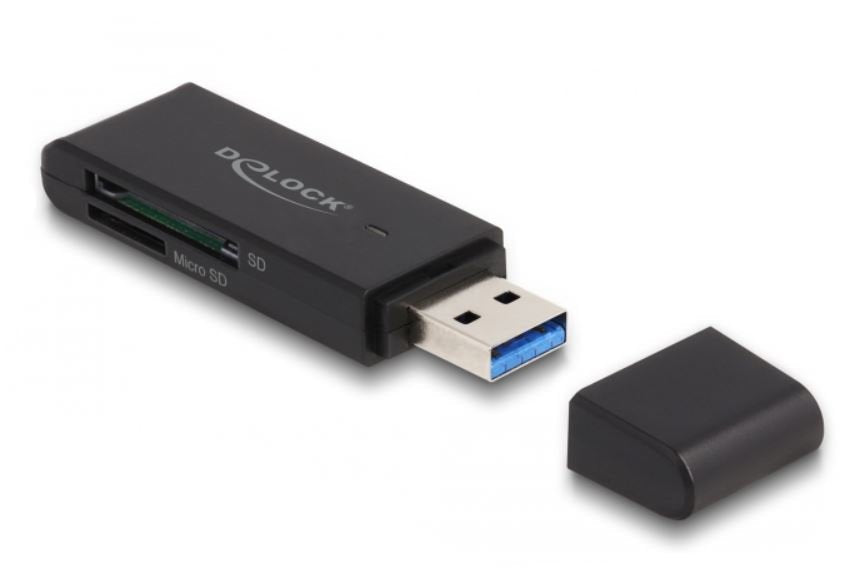 Lector De Tarjeta Delock 91002 Usb Negro