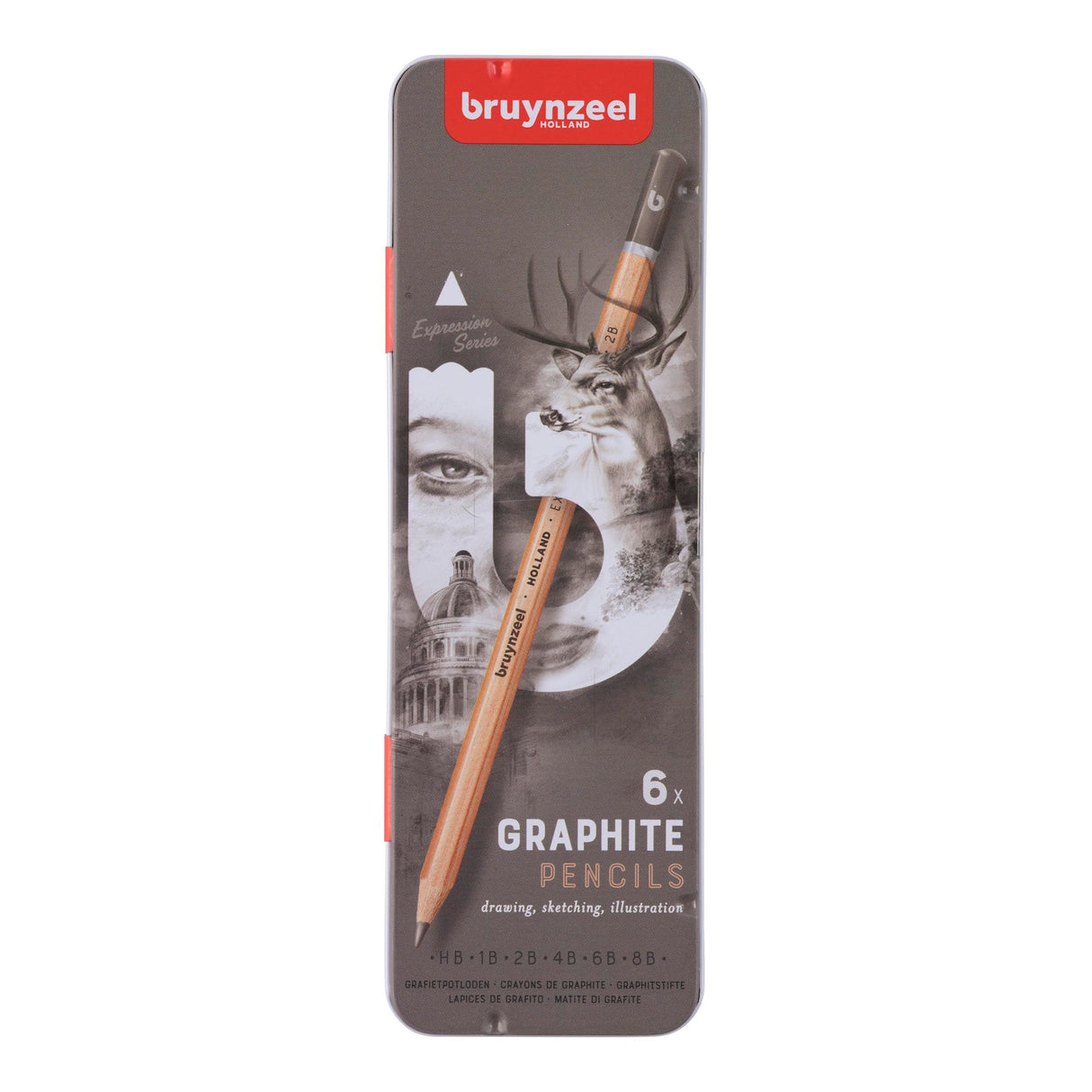 EAN 8712079424909 - Bruynzeel 60311006 lápiz de grafito Multi 6 pieza(s) imagen 1