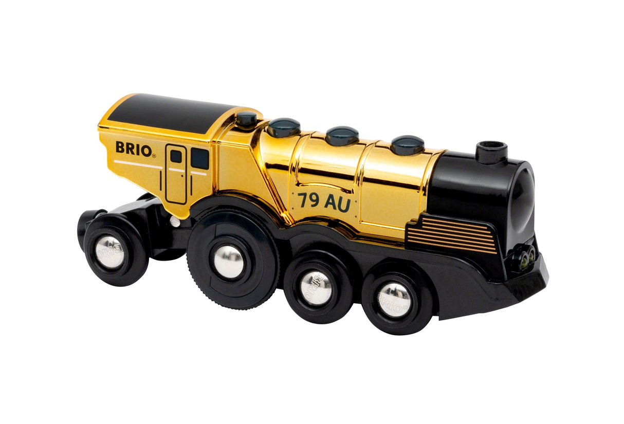 Brio World World Golden Batterielok Con Luz Y Sonido, Tocando Vehículo 33630