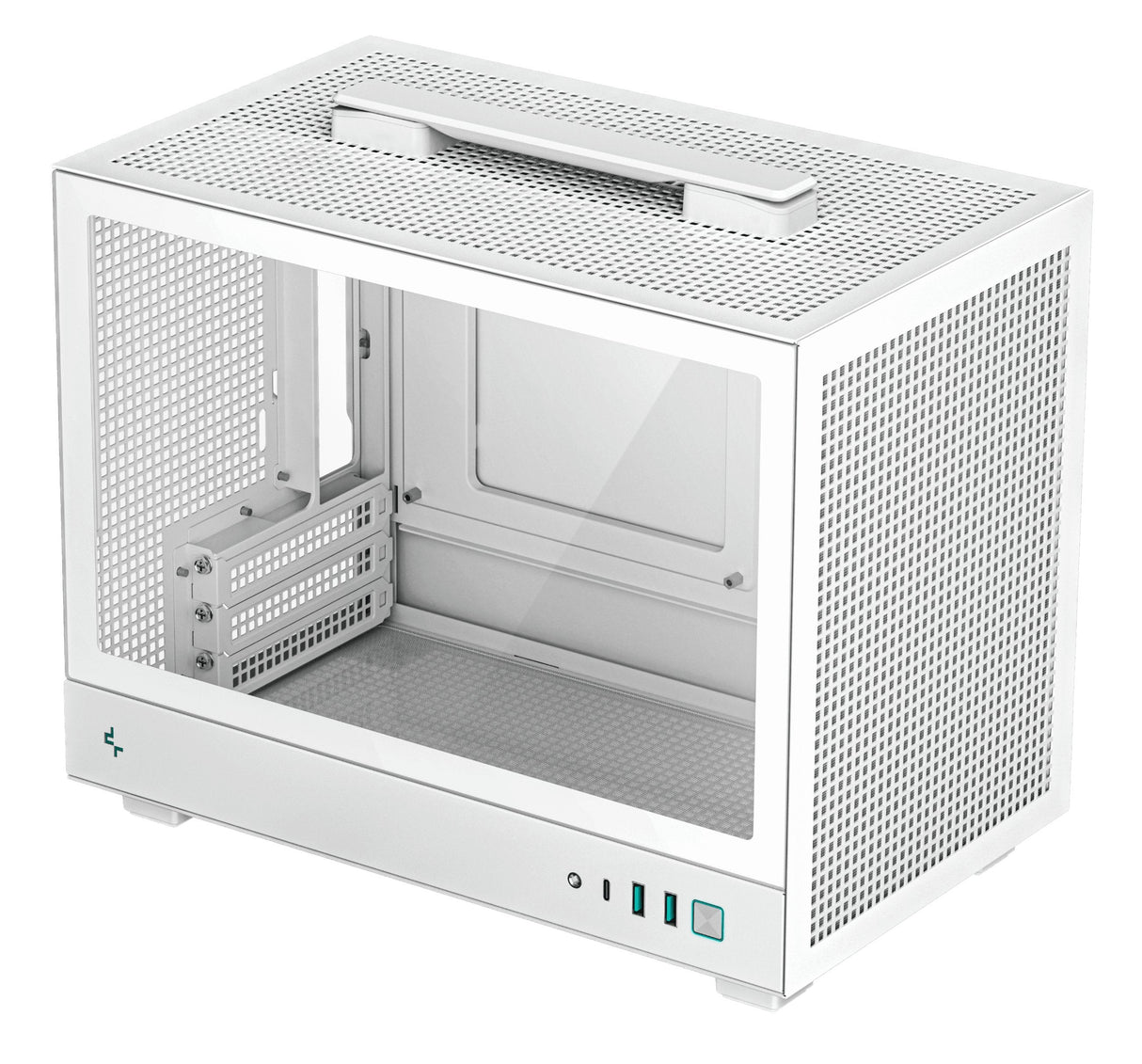 Caja Pc Micro-Atx Semitorre Deepcool Ch160 Wh Blanca R-Ch160-Whngi0-G-1