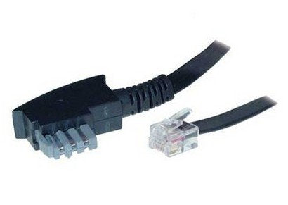 S-Conn 10m Tae-N - Rj12 Negro, Transparente