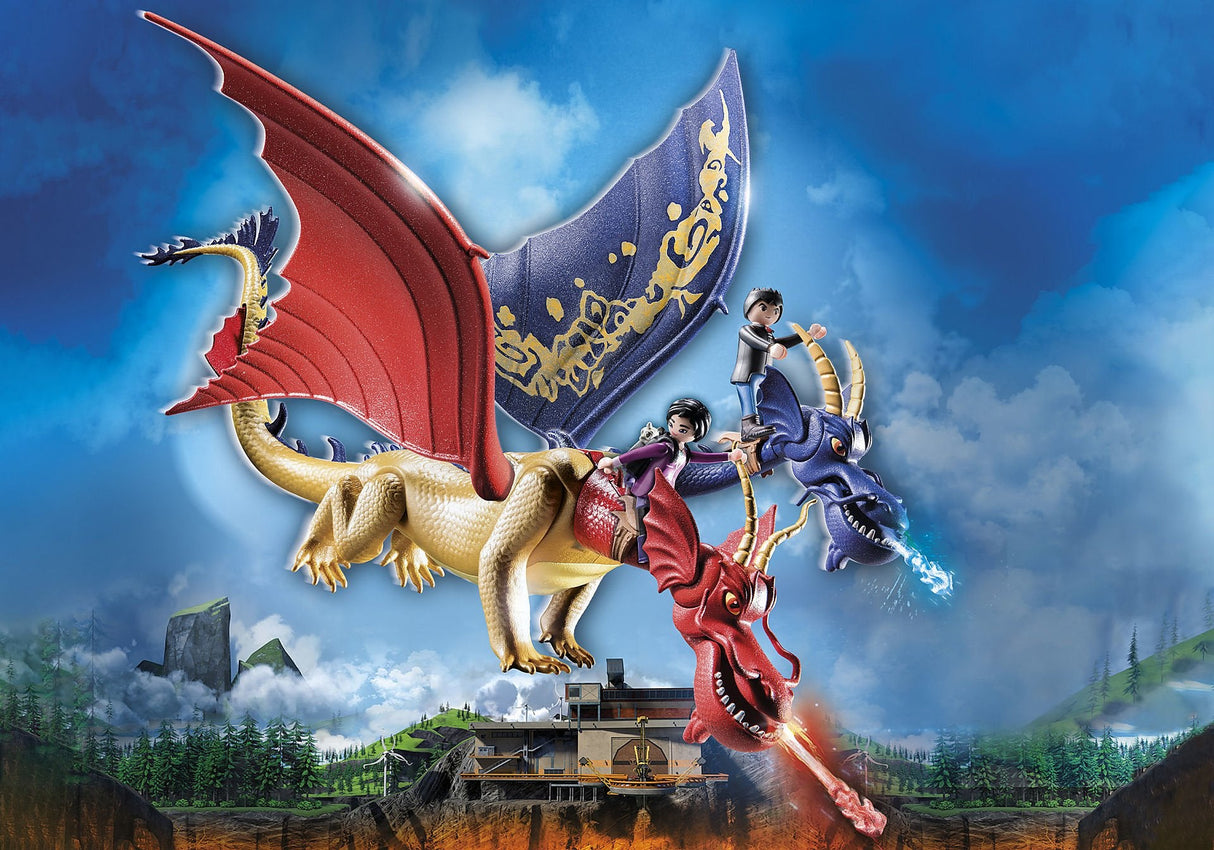 Playmobil 71080 Dragons: The Nine Realms - Wu & Wei, Konmruktionsspielzeug 71080