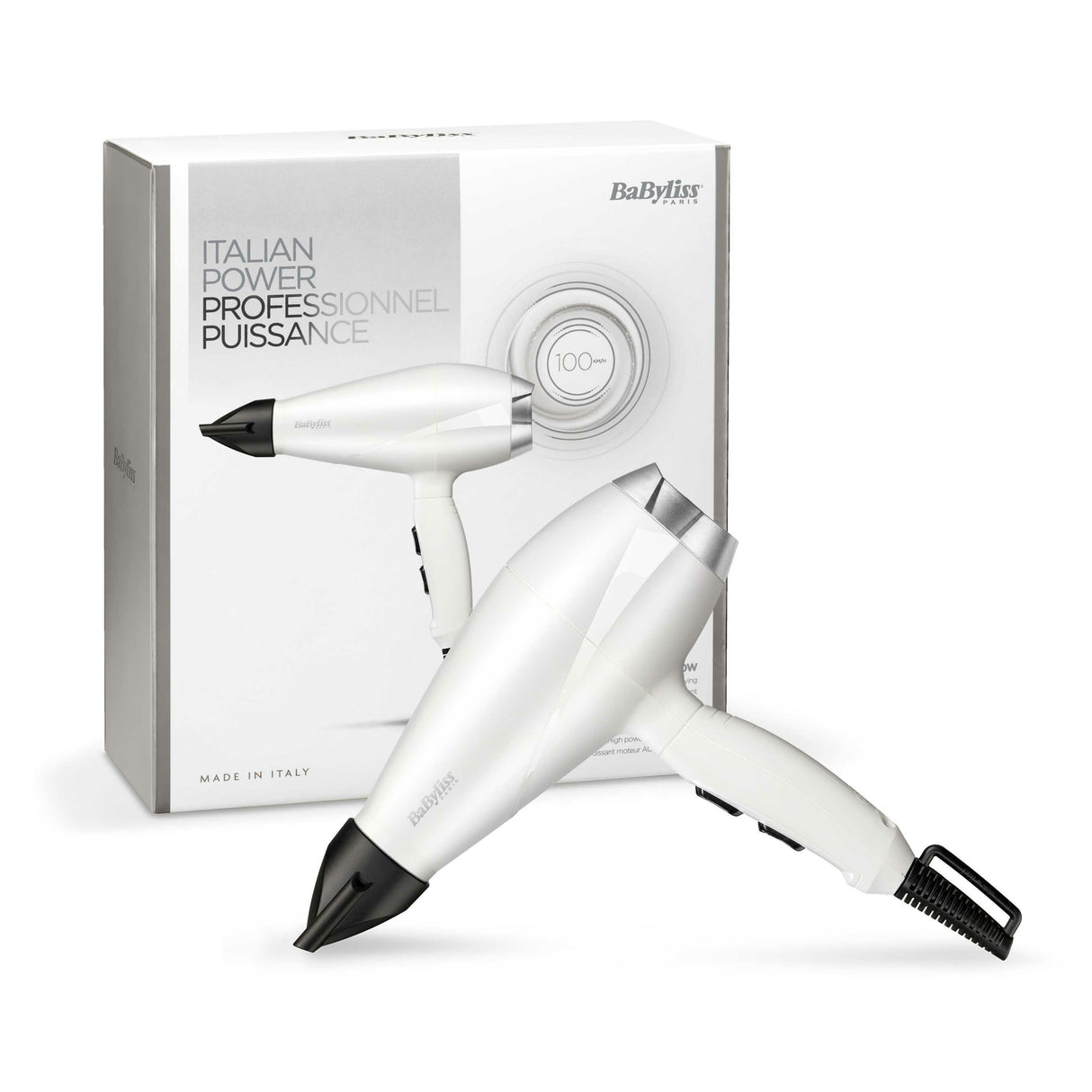 EAN 3030050154832 - BaByliss 6704WE secador 2000 W Negro, Blanco imagen 3
