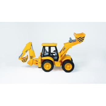 Bruder Excavadora Jcb 4cx Pala Frontal Y Trasera 02428
