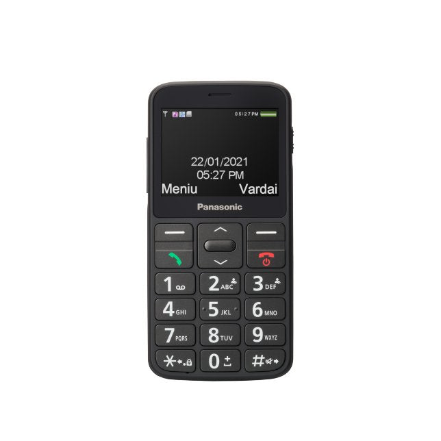 Panasonic Kx-Tu160 Easy Use Mobile Phone, Black