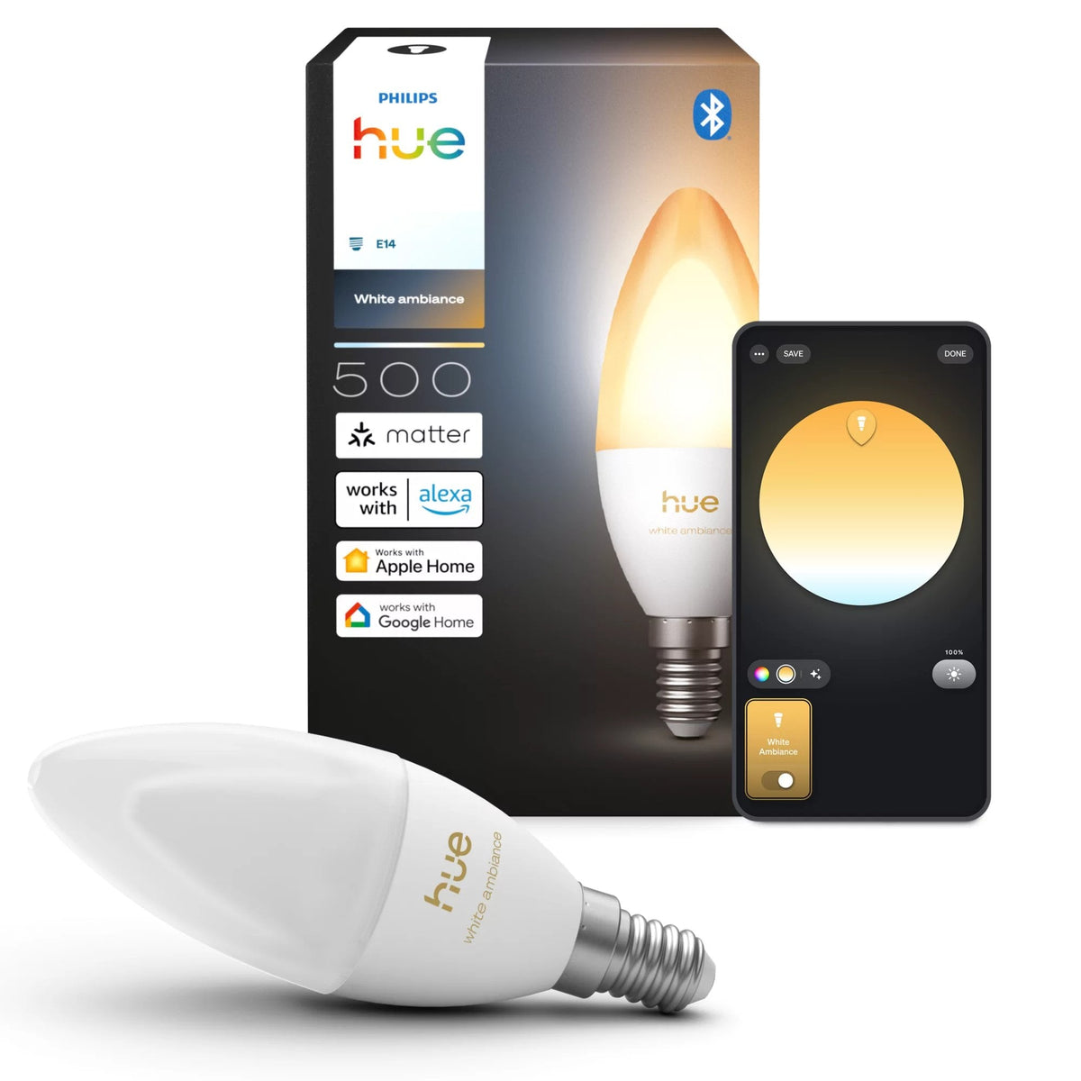 Signify Hue Wa B39 E14 Smarte Led Kerzenlampe